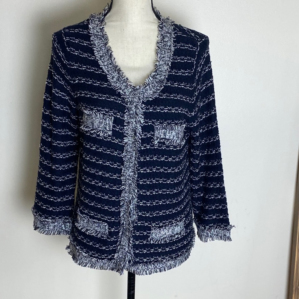 RQT Sweater Navy White Large